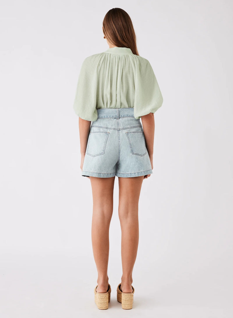 Island Blouse - Sage