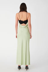 MAXXY SATIN MAXI DRESS