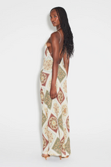 PAGEN SLIP DRESS EVERGREEN TILE