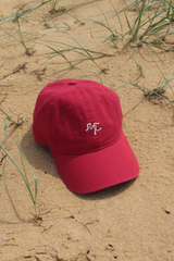 Embroidered Cap - Red