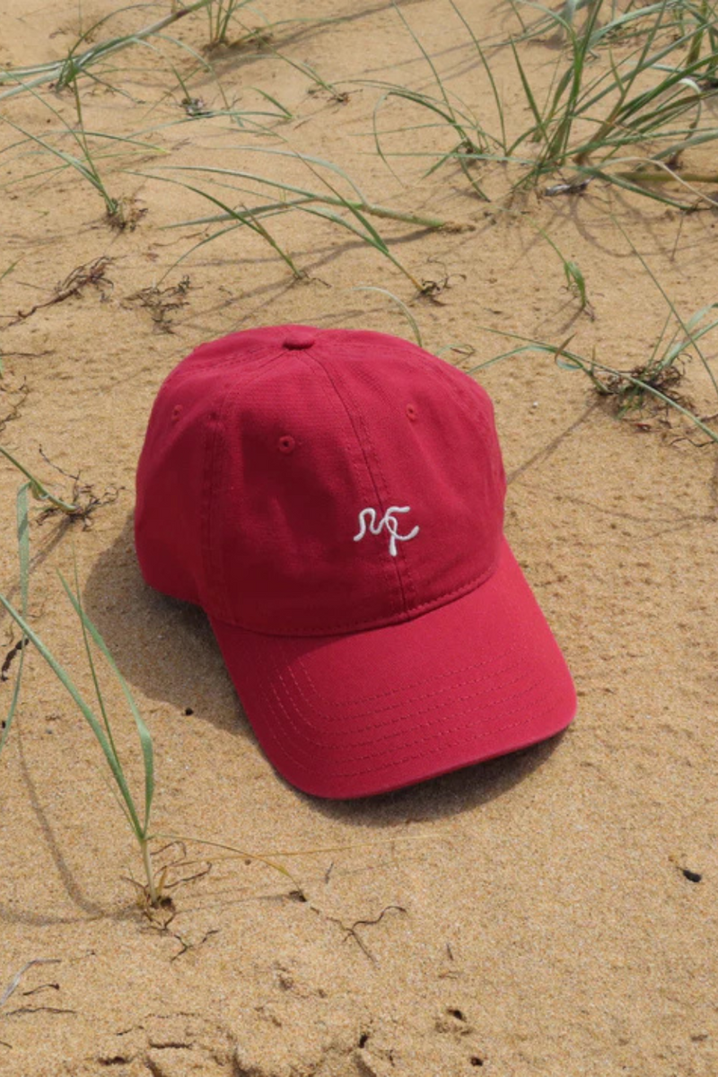 Embroidered Cap - Red