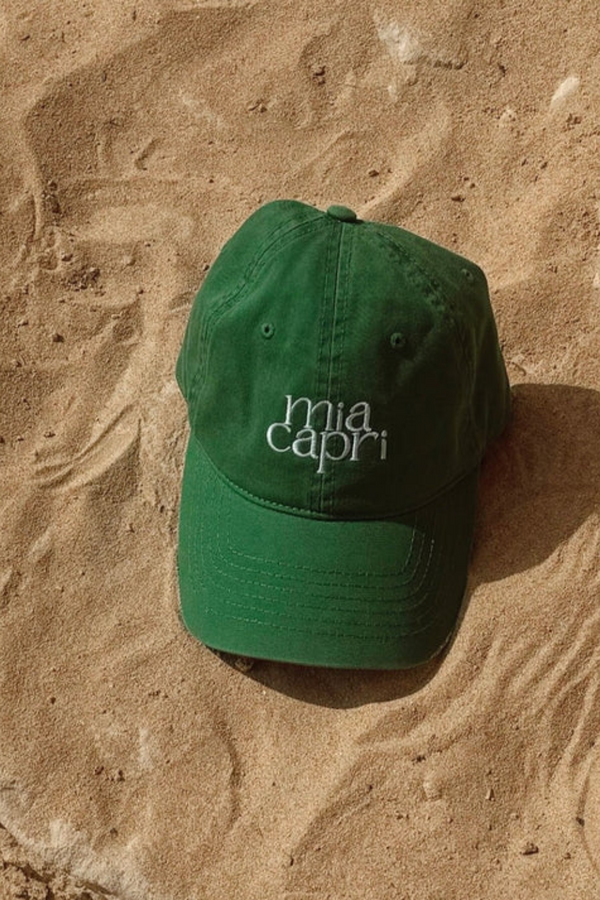 Embroidered Cap - Green