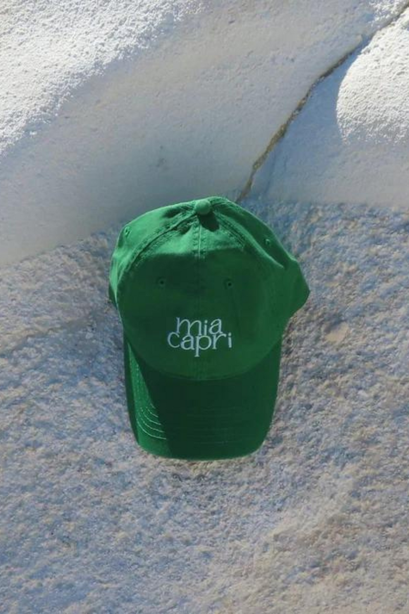 Embroidered Cap - Green