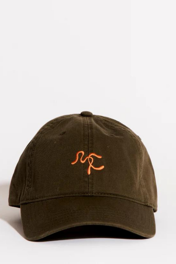 Embroidered Cap - Brown