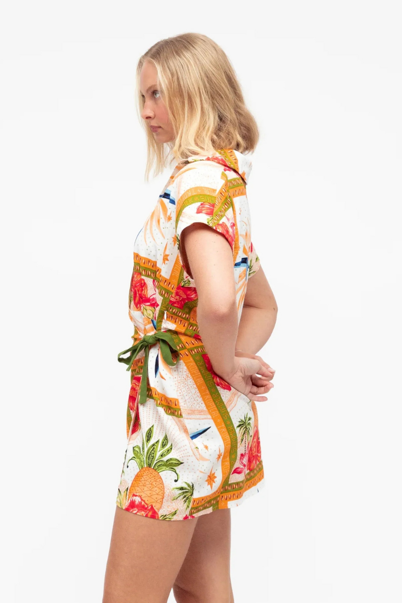 On Island Time Wrap Dress