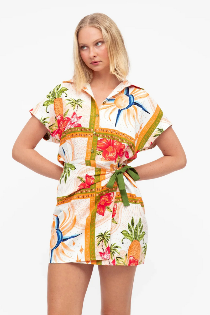 On Island Time Wrap Dress