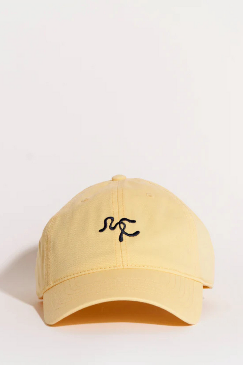 Embroidered Cap - Yellow