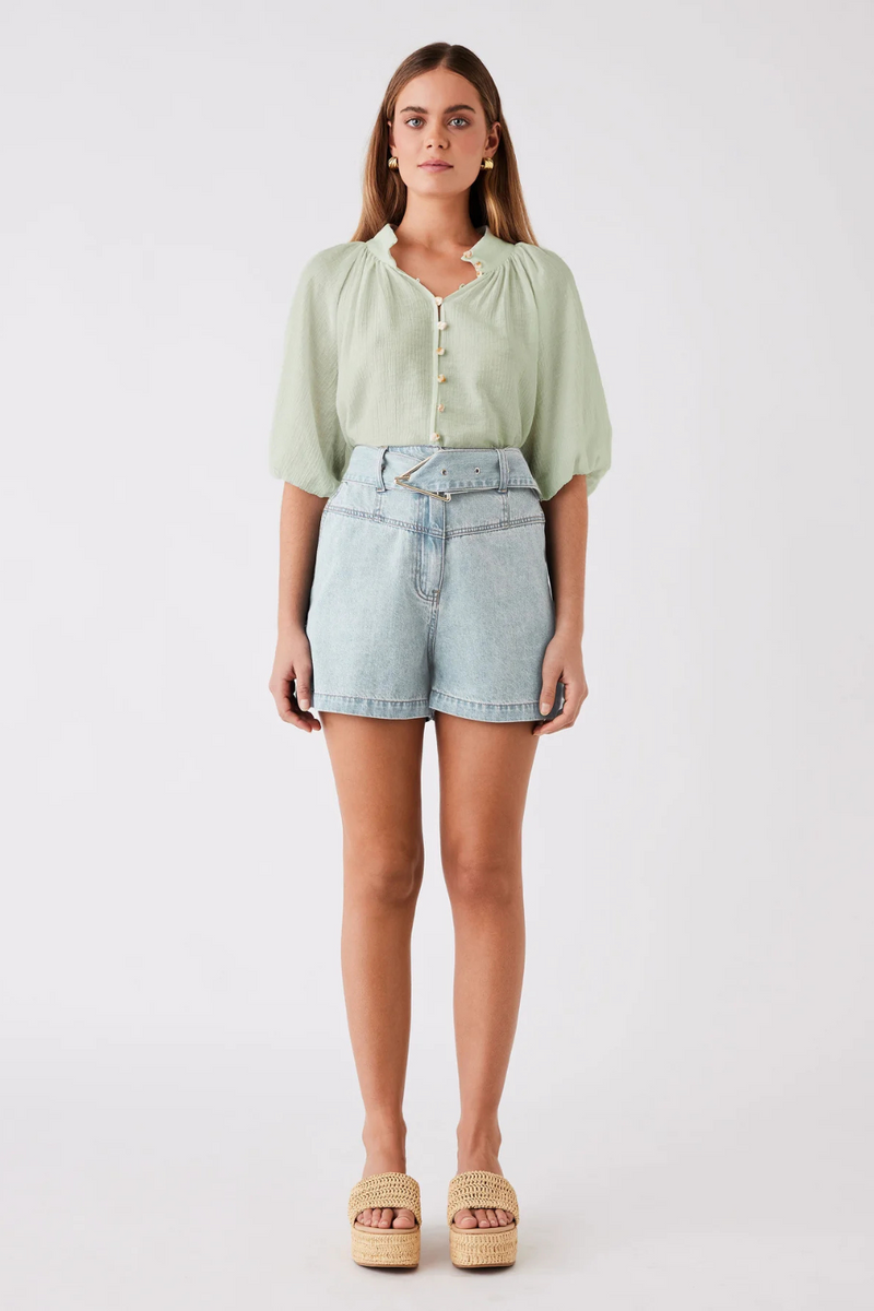 Island Blouse - Sage