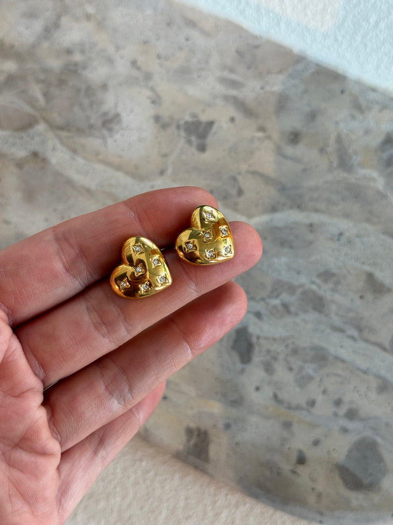 Heart of Gold Earrings