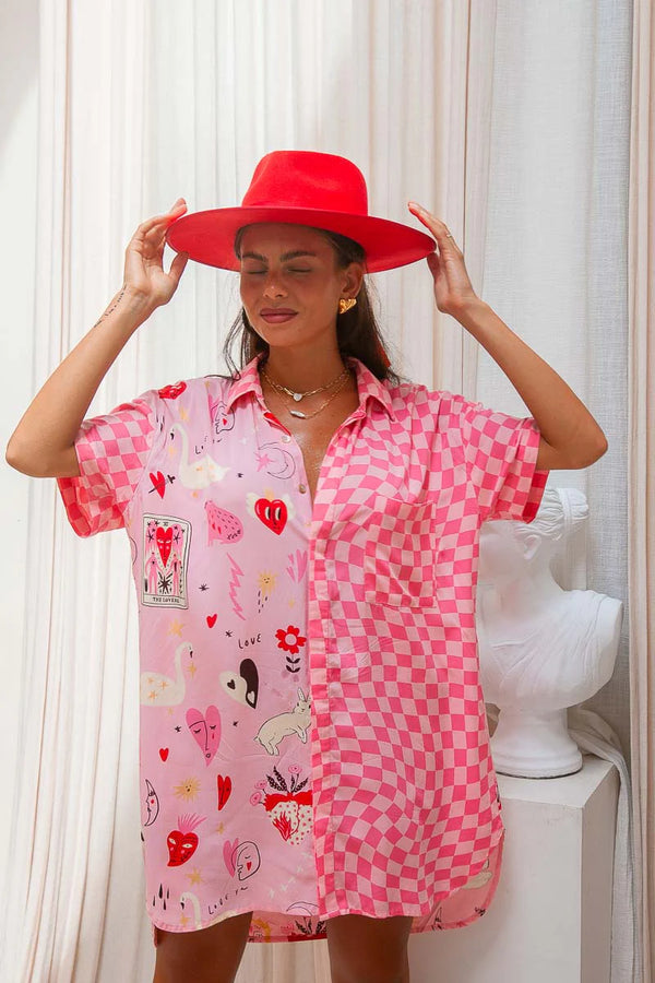 Valentine's Shirt Dress