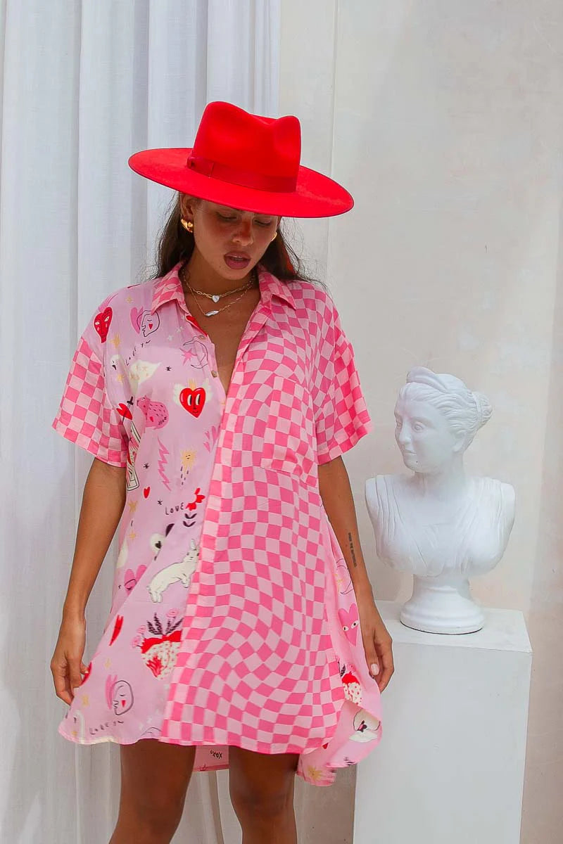 Valentine's Shirt Dress