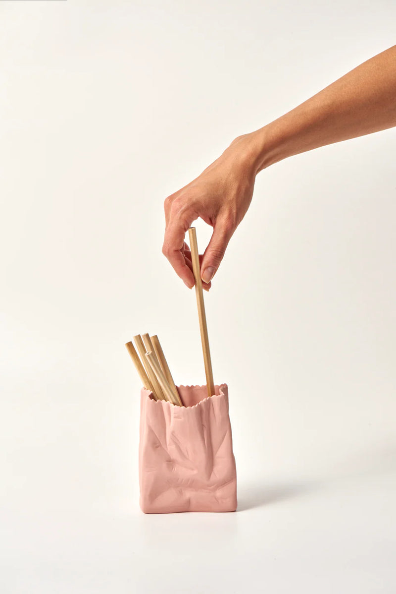 SMALL PAPER BAG PINK